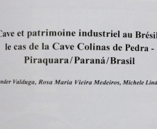 Cave Colinas de Pedra, em Piraquara. N/F: livro francês onde foi publicado artigo sobre a Cave.Piraquara, 30-04-19.Foto: Arnaldo Alves / ANPr.