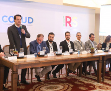 Governador Carlos Massa Ratinho Júnior participa em Gramado, na Serra Gaúcha, da reunião entre governadores, vice-governadores e secretários dos sete Estados que integram o Consórcio de Integração Sul e Sudeste (Cosud) - Gramado, RS, 25/05/2019 - Foto: Rodrigo Félix Leal/ANPr