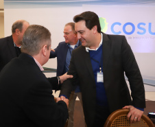 Governador Carlos Massa Ratinho Júnior participa em Gramado, na Serra Gaúcha, da reunião entre governadores, vice-governadores e secretários dos sete Estados que integram o Consórcio de Integração Sul e Sudeste (Cosud) - Gramado, RS, 25/05/2019 - Foto: Rodrigo Félix Leal/ANPr