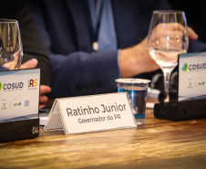 Governador Carlos Massa Ratinho Júnior participa em Gramado, na Serra Gaúcha, da reunião entre governadores, vice-governadores e secretários dos sete Estados que integram o Consórcio de Integração Sul e Sudeste (Cosud) - Gramado, RS, 25/05/2019 - Foto: Rodrigo Félix Leal/ANPr