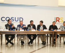 Governador Carlos Massa Ratinho Júnior participa em Gramado, na Serra Gaúcha, da reunião entre governadores, vice-governadores e secretários dos sete Estados que integram o Consórcio de Integração Sul e Sudeste (Cosud) - Gramado, RS, 25/05/2019 - Foto: Rodrigo Félix Leal/ANPr