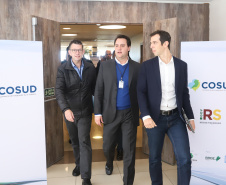Governador Carlos Massa Ratinho Júnior participa em Gramado, na Serra Gaúcha, da reunião entre governadores, vice-governadores e secretários dos sete Estados que integram o Consórcio de Integração Sul e Sudeste (Cosud) - Gramado, RS, 25/05/2019 - Foto: Rodrigo Félix Leal/ANPr