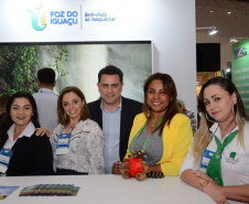 O Governo do Paraná apresentou as atrações turísticas do Estado durante a tradicional Feira BNT Mercosul, realizada neste final de semana. A edição de 2019 comemorou os 25 anos do evento e foi realizada em Itajaí (SC), com programação também em Balneário Camboriú e no Beto Carrero World.  -  Itajaí (SC), 26/05/2019  -  Foto:  Divulgação Paraná Turismo
