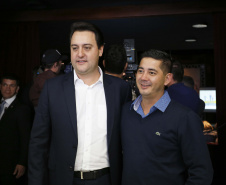 O governador Carlos Massa Ratinho Junior e o secretário da Educação e Esporte, Renato Feder, apresentaram nesta segunda-feira (27/05) o programa Escola Presente, criado para evitar o abandono escolar.Curitiba, 27-05-19.Foto: Arnaldo Alves / ANPr.