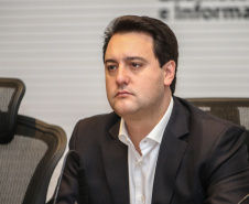 Governador Carlos Massa Ratinho Júnior, durante reunião com a equipe de governo. - Curitiba, 29/05/2019 -Foto: Geraldo Bubniak/ANPr