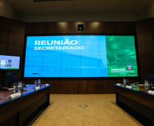 Governador Carlos Massa Ratinho Júnior, durante reunião com a equipe de governo. - Curitiba, 29/05/2019 -Foto: Geraldo Bubniak/ANPr