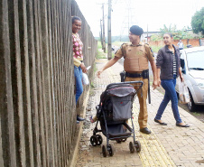 Presença policial transforma ambiente escolar e entorno em Foz do Iguaçu. Foto: Jaelson Lucas/AENPr