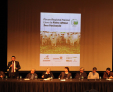 Para o secretário estadual da Agricultura e do Abastecimento, Norberto Ortigara, o Paraná tem condições técnicas, econômicas e políticas de evoluir, e tem mostrando capacidade de ação e estrutura para suspender a vacinação. Foto: Gisele Barão/SEAB