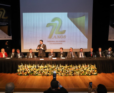 Governador Carlos Massa Ratinho Junior participa das comemorações de 72 anos do Tribunal de Contas do Estado do Paraná.  -  Curitiba, 03/06/2019  -  Foto: Rodrigo Félix Leal/ANPr