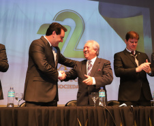 Governador Carlos Massa Ratinho Junior participa das comemorações de 72 anos do Tribunal de Contas do Estado do Paraná.  -  Curitiba, 03/06/2019  -  Foto: Rodrigo Félix Leal/ANPr