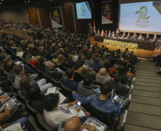 O governador Carlos Massa Ratinho Junior, participa das comemorações dos 72 anos do Tribunal de Contas do Estado. Presentes: ministro do Desenvolvimento Regional, Gustavo Canuto; entre outras autoridades.Curitiba, 03-06-19.Foto: Arnaldo Alves / ANPr.