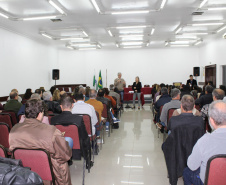 No encontro, o secretário estadual da Agricultura e do Abastecimento, Norberto Ortigara, destacou a amplitude do projeto. “Será possível aprimorar os sistemas de produção, abastecimento e consumo, implementar o protocolo e apresentar sugestões para o aperfeiçoamento dos marcos legais”, disse Ortigara. Foto:SEAB