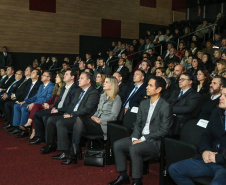 O governador Carlos Massa Ratinho Junior lança nesta terça-feira (04) no  auditório Poty Lazzarotto do Museu Oscar Niemeyer,  a campanha Junho Paraná Sem Drogas. O mês inteiro será dedicado à conscientização e prevenção quanto ao uso de entorpecentes.  Curitiba, 04/06/2019 -Foto: Geraldo Bubniak/ANPr