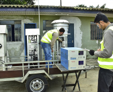 Nesta quarta-feira (5), Dia Internacional do Meio Ambiente, a equipe dos Portos do Paraná promove uma palestra sobre Emissões Atmosférica para os alunos do curso de Técnico de Meio Ambiente do Centro Estadual de Educação Profissional Dr. Brasílio Machado, em Antonina.   -  Foto: Ivan Bueno/Arquivo APPA