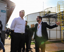 Governador carlos Massa Ratinho Junior durante encontro com o diretor - geral brasileiro da Itaipu Binacional, general Joaquin Silva e Luna  -  Foz do Iguaçu, 12/06/2019  -  Foto: Rodrigo Félix Leal/ANPr