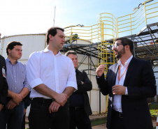 Governador carlos Massa Ratinho Junior durante encontro com o diretor - geral brasileiro da Itaipu Binacional, general Joaquin Silva e Luna  -  Foz do Iguaçu, 12/06/2019  -  Foto: Rodrigo Félix Leal/ANPr