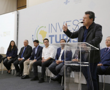 Governador Carlos Massa Ratinho Junior participa do seminário  do programa Investe Turismo, em Foz do Iguaçu. Na foto, o secretário do Turismo e Desenvolvimento Sustentável, Márcio Nunues.  Foto: Arnaldo Alves/ANPr