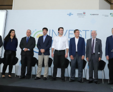 Governador Carlos Massa Ratinho Junior participa do seminário  do programa Investe Turismo, em Foz do Iguaçu. Foto: Rodrigo Felix Leal/ANPr