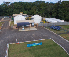 BIOMASSA - Em Entre Rios do Oeste, onde a produção de carne suína é mais de 30 vezes maior do que o número de habitantes, um projeto da Aneel (Agência Nacional de Energia Elétrica), Copel, Fundação Parque Tecnológico de Itaipu, CIBiogás e prefeitura municipal vai gerar e distribuir energia elétrica a partir do biogás de biomassa residual da suinocultura em propriedades rurais.  12/06/2019  -  Foto: Divulgação