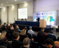 A 12ª Conferência começou na terça-feira (11) e segue até amanhã (13), com a participação de cerca de 1,2 mil delegados que representam os usuários, profissionais, prestadores de serviços e gestores de Saúde do Paraná.  Curitiba, 12/06/2019  -  Foto: Américo Antônio Júnior