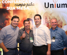 O governador Carlos Massa Ratinho Junior esteve nesta quarta-feira (12) na Digital Agro 2019, em Carambeí, nos Campos Gerais. O evento apresenta e discute as principais novidades tecnológicas para o agronegócio, como a digitalização do campo, automação, robótica, internet das coisas e Big Data. Foto: Rodrigo Felix Leal/ANPr