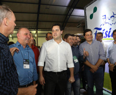 O governador Carlos Massa Ratinho Junior esteve nesta quarta-feira (12) na Digital Agro 2019, em Carambeí, nos Campos Gerais. O evento apresenta e discute as principais novidades tecnológicas para o agronegócio, como a digitalização do campo, automação, robótica, internet das coisas e Big Data. FotoJaelson Lucas/ANPr