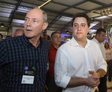 O governador Carlos Massa Ratinho Junior esteve nesta quarta-feira (12) na Digital Agro 2019, em Carambeí, nos Campos Gerais. O evento apresenta e discute as principais novidades tecnológicas para o agronegócio, como a digitalização do campo, automação, robótica, internet das coisas e Big Data. FotoJaelson Lucas/ANPr
