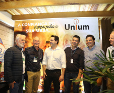 O governador Carlos Massa Ratinho Junior esteve nesta quarta-feira (12) na Digital Agro 2019, em Carambeí, nos Campos Gerais. O evento apresenta e discute as principais novidades tecnológicas para o agronegócio, como a digitalização do campo, automação, robótica, internet das coisas e Big Data. FotoJaelson Lucas/ANPr