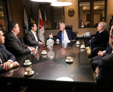 Governador Carlos Massa Ratinho Junior participa da abertura do I Simpósio Paranaense de Combate à Corrupção na Administração Pública  -  Curitiba, 13/06/2019  -  Foto: Rodrigo Félix Leal/ANPr