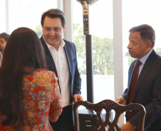 Governador Carlos Massa Ratinho Jr recebe visita do embaixador de Bangladesh Zulfiqar Rahman. -  Curitiba,17/06/2019 Foto:Jaelson Lucas / ANPr