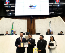 Comemoração de 100 de Convenção Batista na Assembléia Legislativa do Paraná, com homenagem do Governador Carlos Massa Ratinho JuniorFoto Gilson Abreu