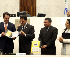 Comemoração de 100 de Convenção Batista na Assembléia Legislativa do Paraná, com homenagem do Governador Carlos Massa Ratinho JuniorFoto Gilson Abreu