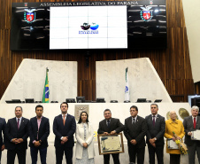 Comemoração de 100 de Convenção Batista na Assembléia Legislativa do Paraná, com homenagem do Governador Carlos Massa Ratinho JuniorFoto Gilson Abreu