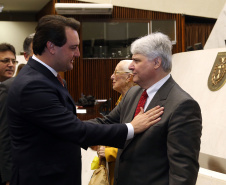 Comemoração de 100 de Convenção Batista na Assembléia Legislativa do Paraná, com homenagem do Governador Carlos Massa Ratinho JuniorFoto Gilson Abreu
