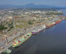 04/2019 - Porto de Paranaguá. Foto: José Fernando Ogura/ANPr