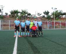 Londrina, no Norte do Paraná, ganhou uma unidade do projeto Arena Multiuso, espaço para atividades esportivas e de recreação, implantado pelo Governo do Estado, em parceria com o município. Instalada no conjunto residencial Vista Bela, a unidade foi entregue à comunidade pelo governador Carlos Massa Ratinho Junior, nesta quinta-feira (20). - Londrina, 20/06/2019 - Foto: Rodrigo Félix Leal/ANPr