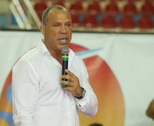 Governador Carlos Massa Ratinho Junior abre oficialmente a oitava edição dos Jogos Paradesportivos do Paraná (Parajaps), em Londrina.  -  Londrina, 20/06/2019  -  Foto: Rodrigo Félix Leal/ANPr