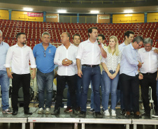 Governador Carlos Massa Ratinho Junior abre oficialmente a oitava edição dos Jogos Paradesportivos do Paraná (Parajaps), em Londrina.  -  Londrina, 20/06/2019  -  Foto: Rodrigo Félix Leal/ANPr