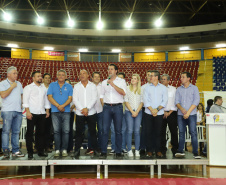 Governador Carlos Massa Ratinho Junior abre oficialmente a oitava edição dos Jogos Paradesportivos do Paraná (Parajaps), em Londrina.  -  Londrina, 20/06/2019  -  Foto: Rodrigo Félix Leal/ANPr