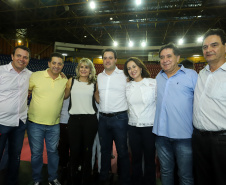 Governador Carlos Massa Ratinho Junior abre oficialmente a oitava edição dos Jogos Paradesportivos do Paraná (Parajaps), em Londrina.  -  Londrina, 20/06/2019  -  Foto: Rodrigo Félix Leal/ANPr