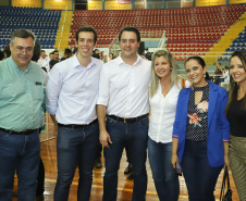 Governador Carlos Massa Ratinho Junior abre oficialmente a oitava edição dos Jogos Paradesportivos do Paraná (Parajaps), em Londrina.  -  Londrina, 20/06/2019  -  Foto: Rodrigo Félix Leal/ANPr