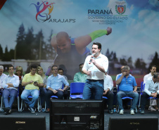 Governador Carlos Massa Ratinho Junior abre oficialmente a oitava edição dos Jogos Paradesportivos do Paraná (Parajaps), em Londrina.  -  Londrina, 20/06/2019  -  Foto: Rodrigo Félix Leal/ANPr