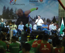 Governador Carlos Massa Ratinho Junior abre oficialmente a oitava edição dos Jogos Paradesportivos do Paraná (Parajaps), em Londrina.  -  Londrina, 20/06/2019  -  Foto: Rodrigo Félix Leal/ANPr