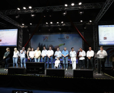 Governador Carlos Massa Ratinho Junior abre oficialmente a oitava edição dos Jogos Paradesportivos do Paraná (Parajaps), em Londrina.  -  Londrina, 20/06/2019  -  Foto: Arnaldo Alves/ANPr