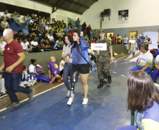 Governador Carlos Massa Ratinho Junior abre oficialmente a oitava edição dos Jogos Paradesportivos do Paraná (Parajaps), em Londrina.  -  Londrina, 20/06/2019  -  Foto: Arnaldo Alves/ANPr