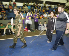 Governador Carlos Massa Ratinho Junior abre oficialmente a oitava edição dos Jogos Paradesportivos do Paraná (Parajaps), em Londrina.  -  Londrina, 20/06/2019  -  Foto: Arnaldo Alves/ANPr