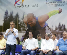 Governador Carlos Massa Ratinho Junior abre oficialmente a oitava edição dos Jogos Paradesportivos do Paraná (Parajaps), em Londrina.  -  Londrina, 20/06/2019  -  Foto: Arnaldo Alves/ANPr