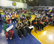 Governador Carlos Massa Ratinho Junior abre oficialmente a oitava edição dos Jogos Paradesportivos do Paraná (Parajaps), em Londrina.  -  Londrina, 20/06/2019  -  Foto: Arnaldo Alves/ANPr
