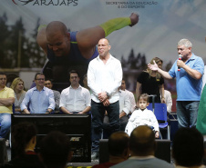 Governador Carlos Massa Ratinho Junior abre oficialmente a oitava edição dos Jogos Paradesportivos do Paraná (Parajaps), em Londrina.  -  Londrina, 20/06/2019  -  Foto: Arnaldo Alves/ANPr