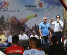 Governador Carlos Massa Ratinho Junior abre oficialmente a oitava edição dos Jogos Paradesportivos do Paraná (Parajaps), em Londrina.  -  Londrina, 20/06/2019  -  Foto: Arnaldo Alves/ANPr
